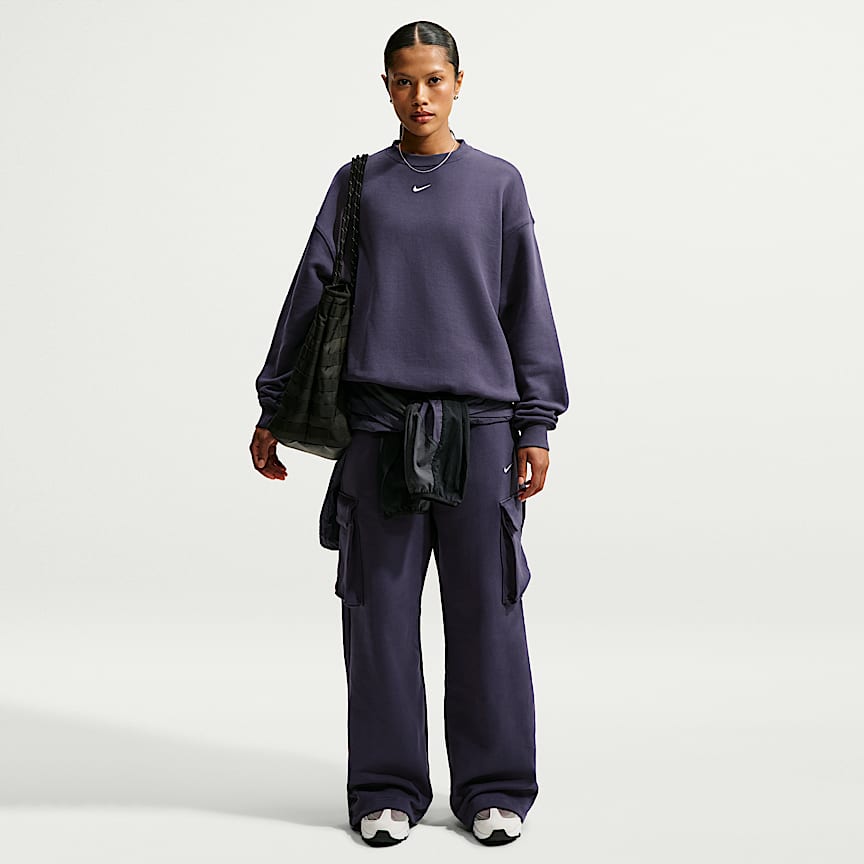 Nike Studio Fleece Medium Weight Women's Oversized High-Rise